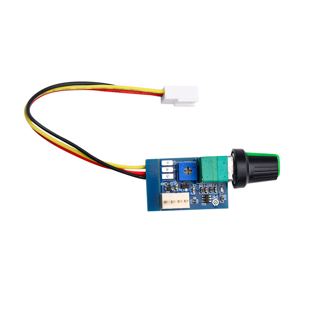 DC12V manual 4-wire PWM Fan Speed Controller With Knob Switch Fan speed Control