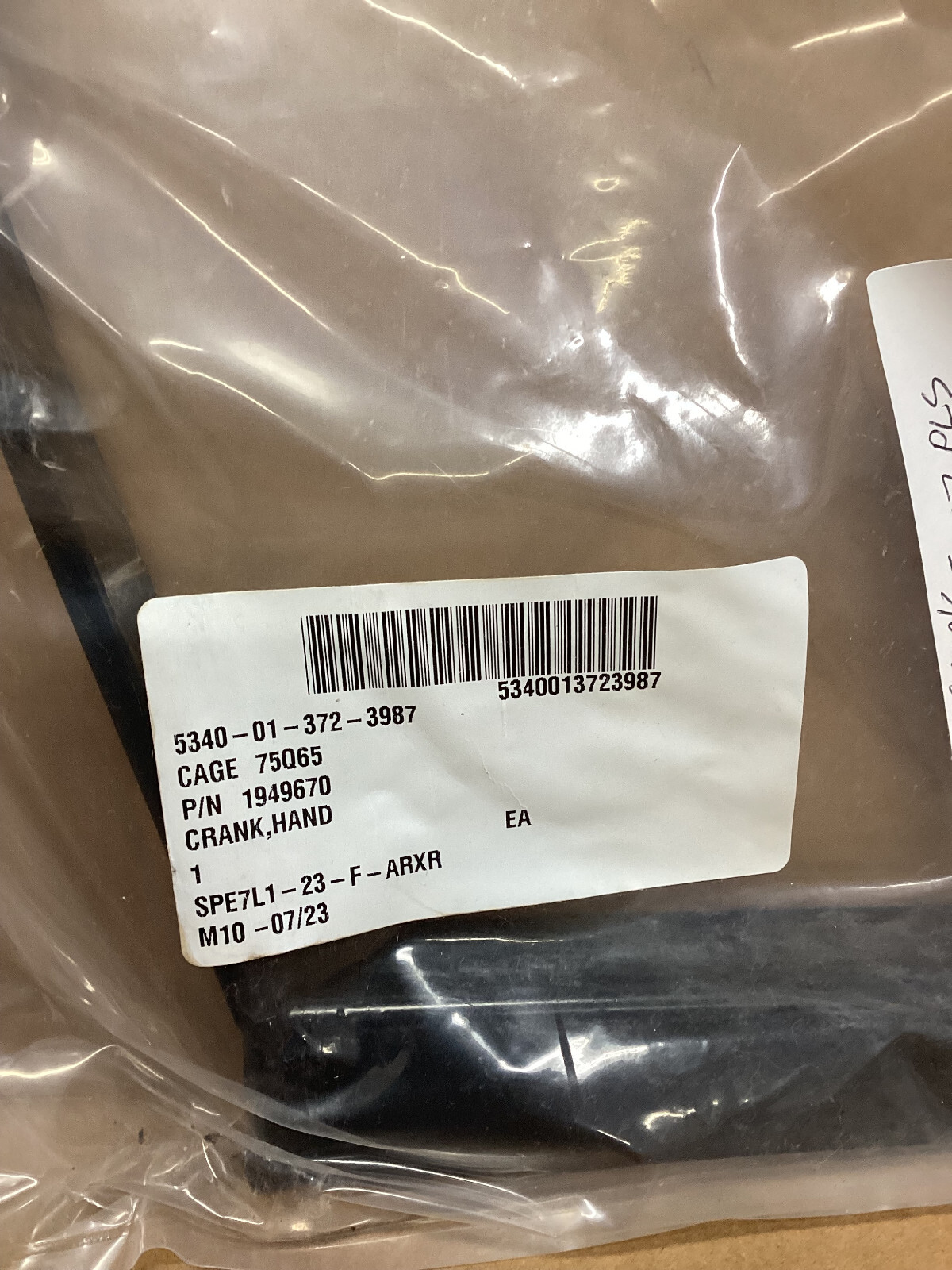 Crank handle/hand winch/PLS 5340-01-372-3987