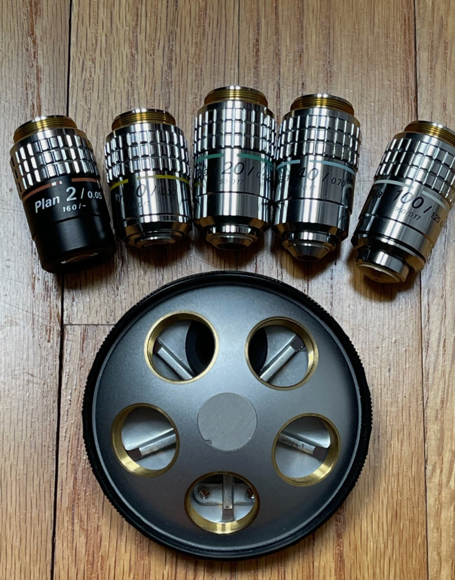Nikon Plan 20X 10/0.50 160/0.17 Microscope Objective Optiphot Labophot lens