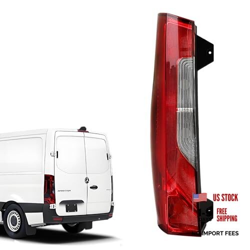 Heavy-duty Tail Light Compatible With 2019+ Mercedes-Benz Sprinter Driver Side