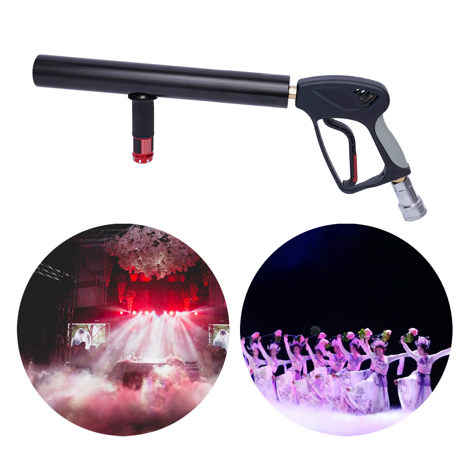 Co2 Jet Gun CO2 Cannon Smoke Fog Machine Fogger Stage Effect Party Wedding USA