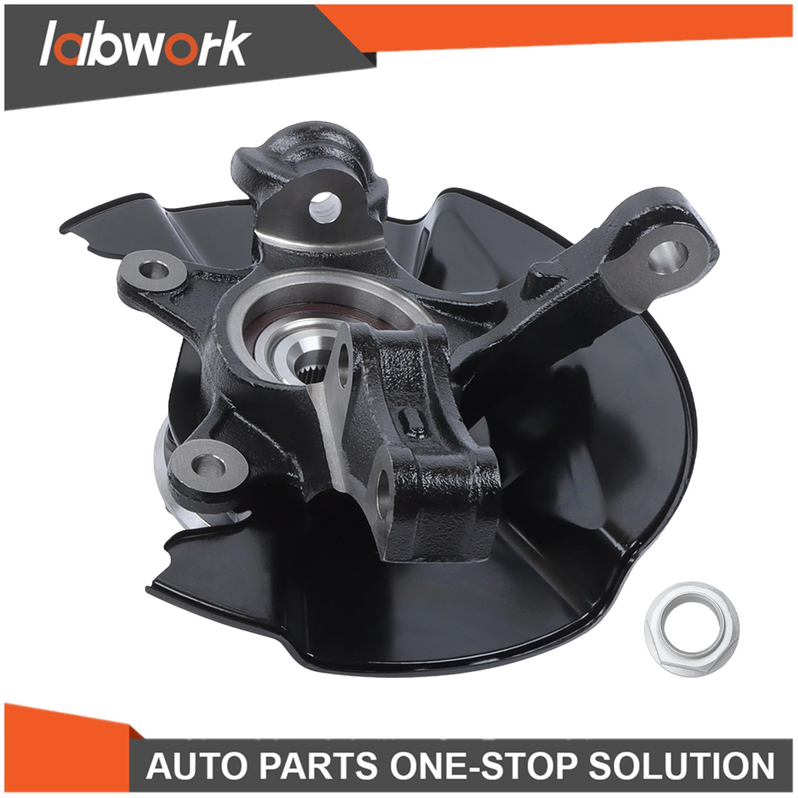 Labwork Front RH Steering Knuckle Hub Bearing Assembly for Honda Ridgeline 06-14