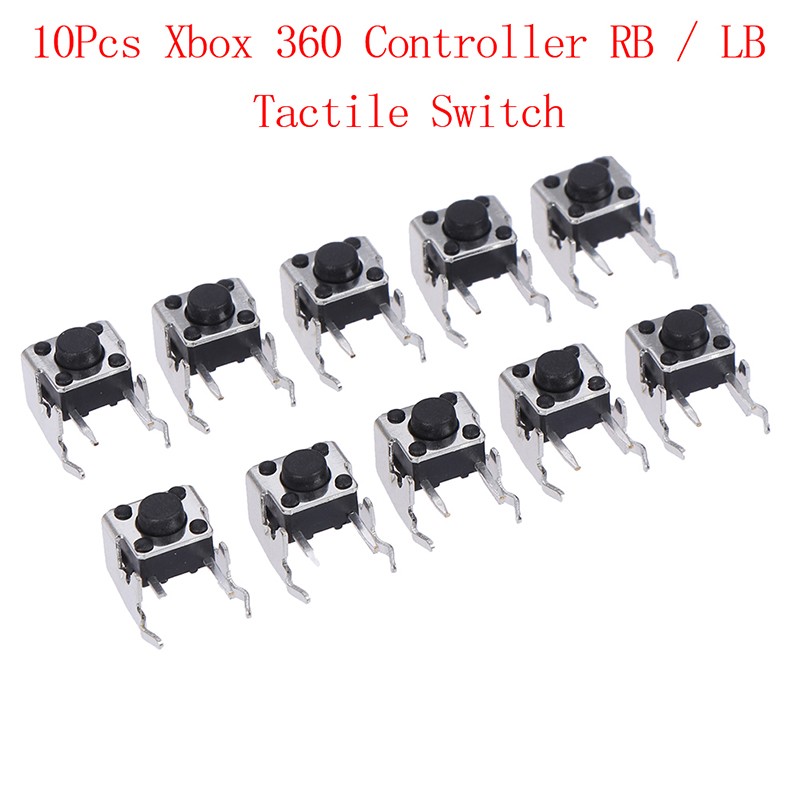 10Pcs RB / LB bumper button tactile switch for Xbox One Xbox 360 control .SD