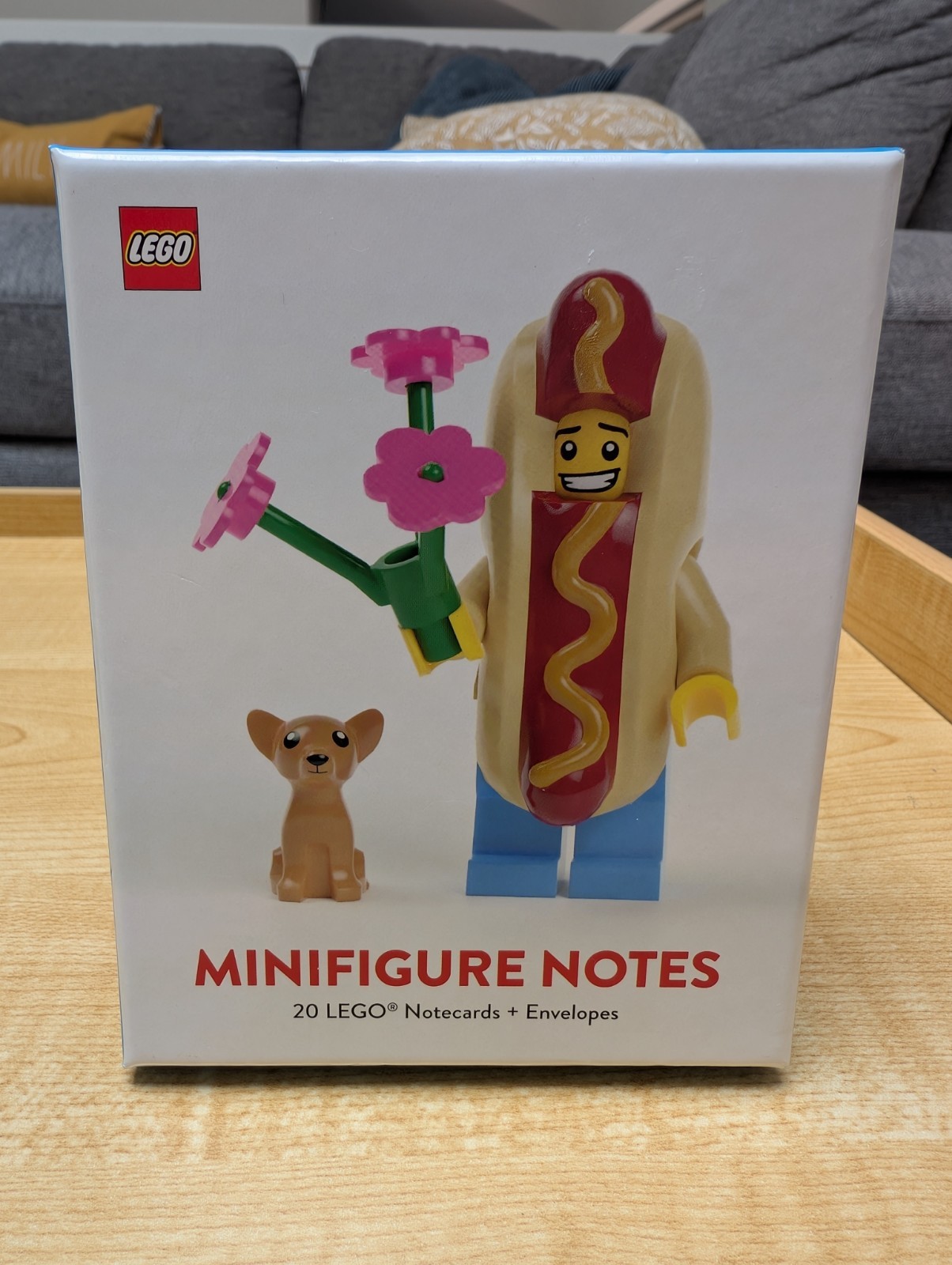 Lego Minifigure Notes - 20 Notecards + Envelopes - Chronicle Books - Unused!