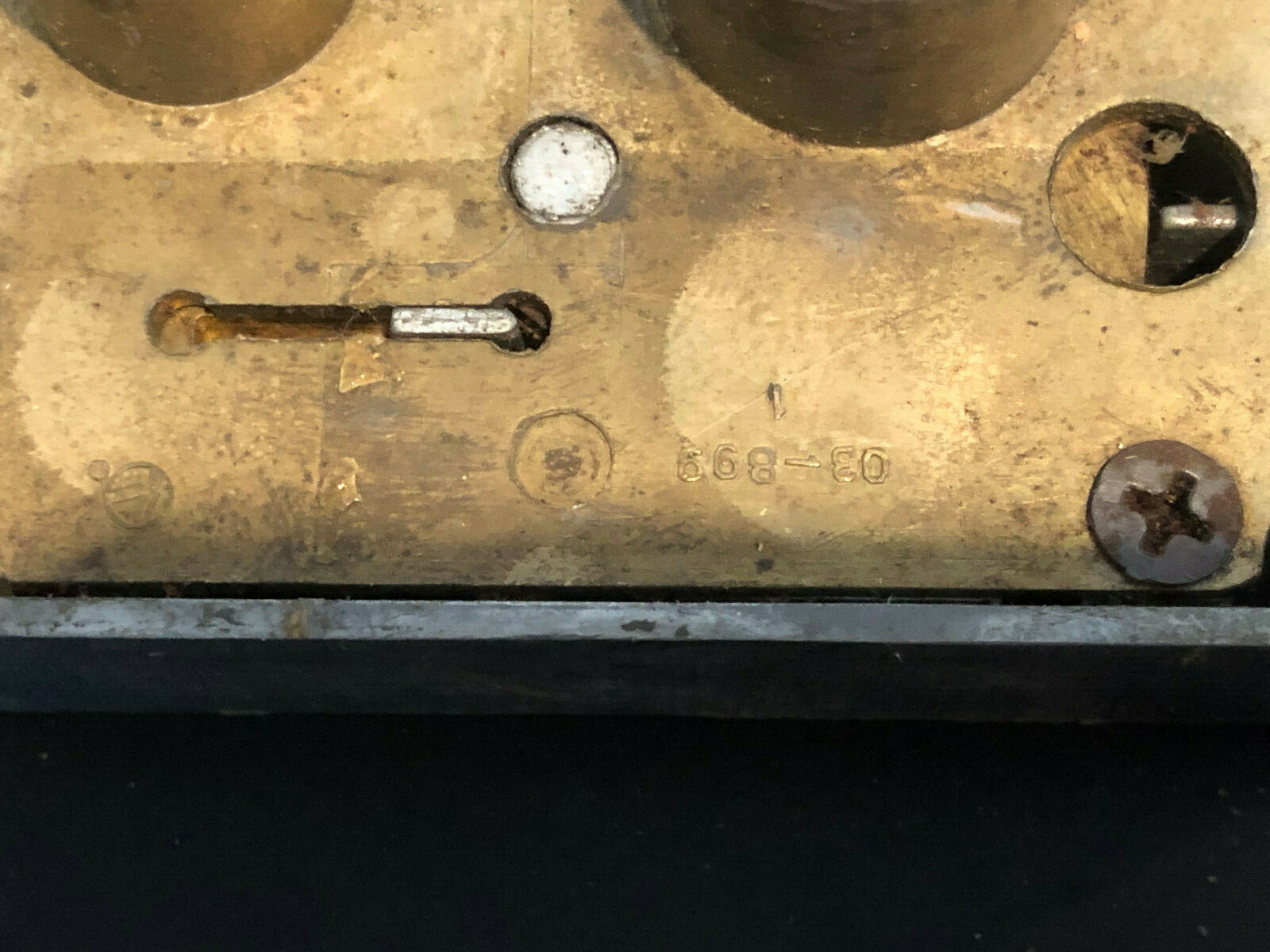 Diebold Safety Deposit Lock w/ 2 Customer Keys