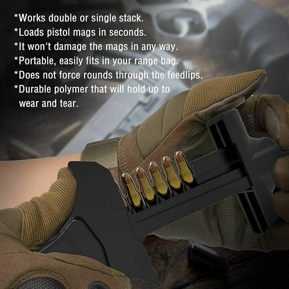 Tactical Systems Magazine Speed Loader for Glock 9mm/.40 caliber Mags ETS