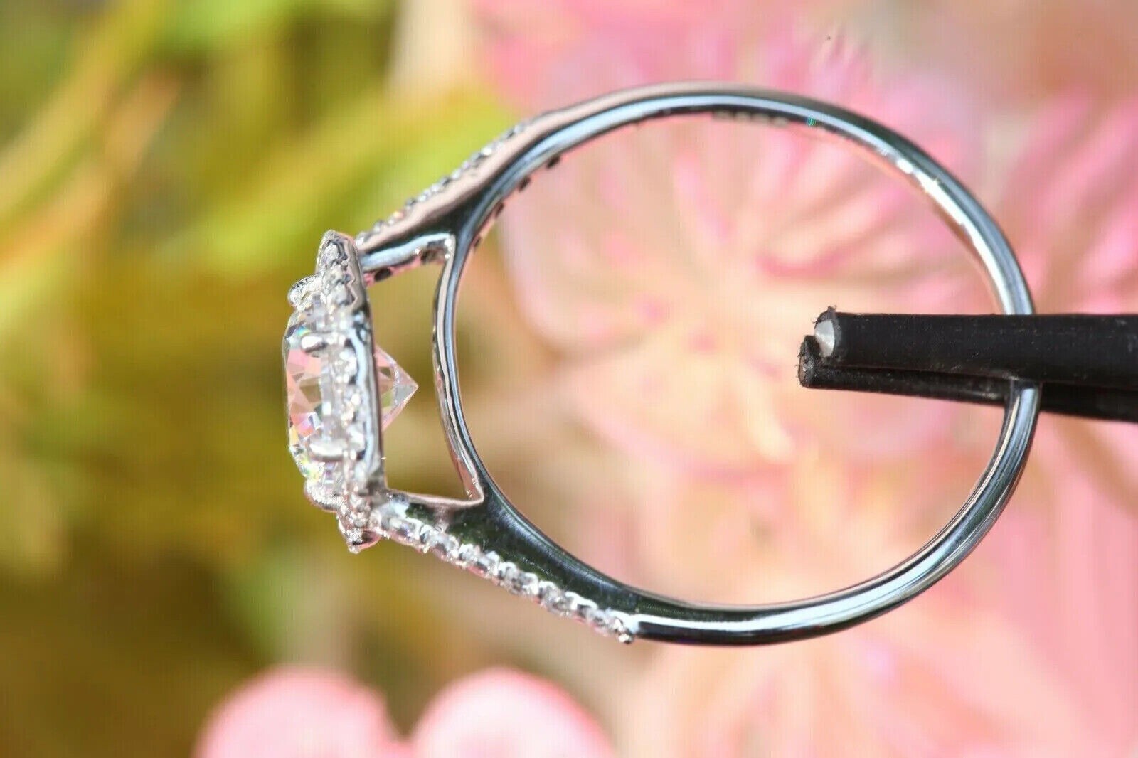 Lab-Created 3.20 Ct Round Cut White Diamond Wedding Ring 925 Sterling Silver