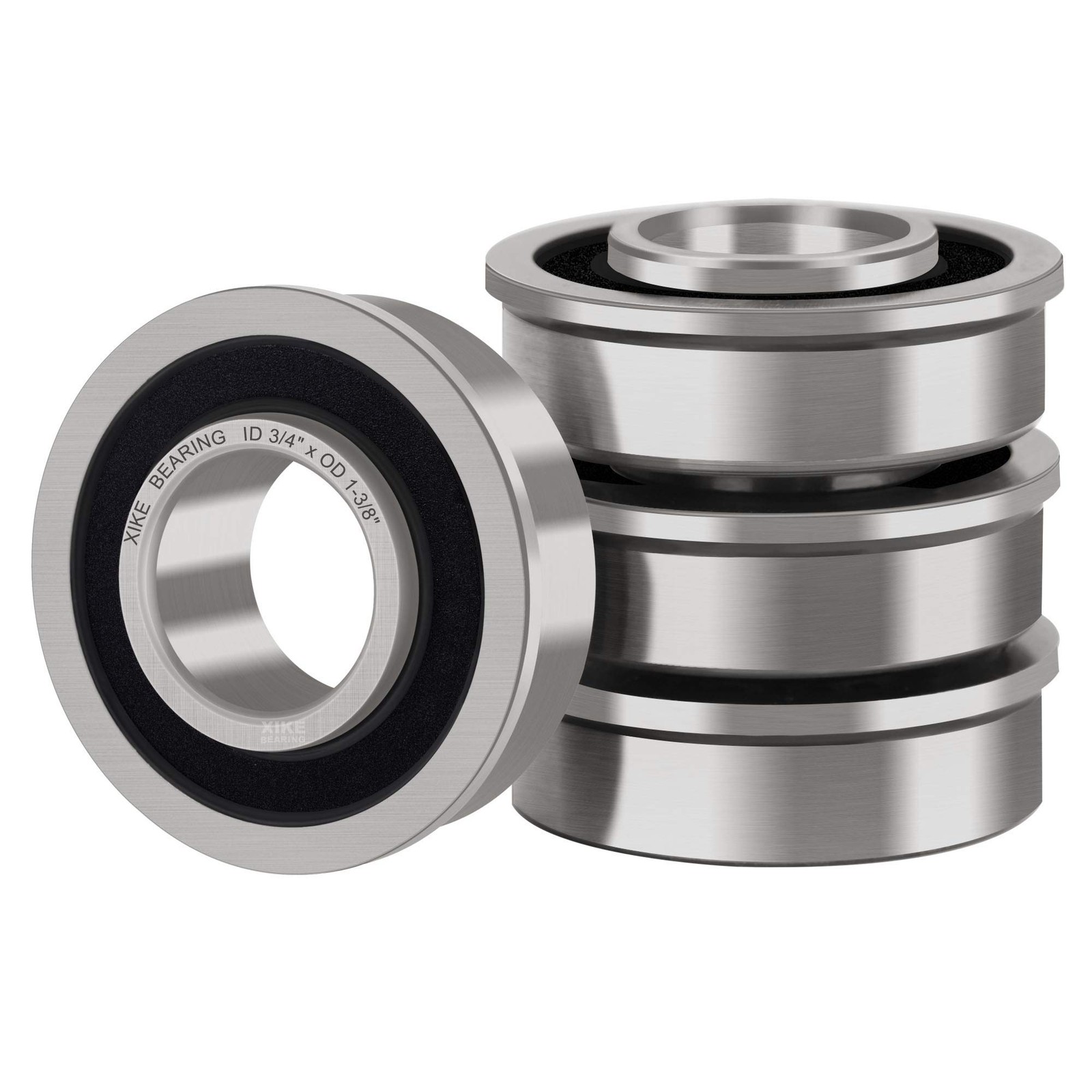 XiKe 4 Pcs 532009040, 13359, 9040H, 532124959, 5920H, 9040HR Flanged Ball Bea...