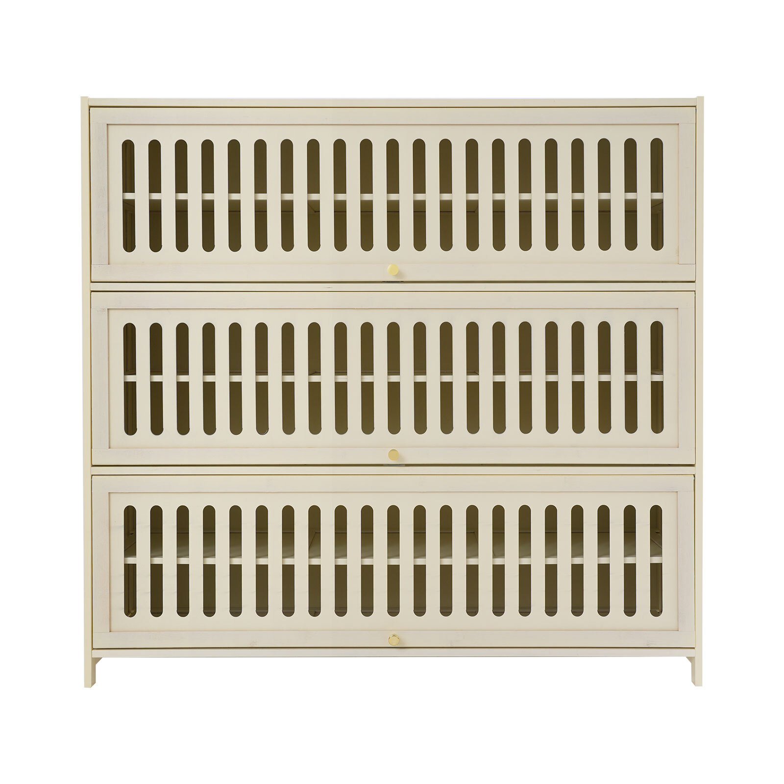 7-tier Shoe Cabinet White Shoe Cabinet With Flip-up Doors For Entryways Bedrooms