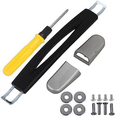 Black Flexible Spare Strap Handle Grip 15cm Replacement for Suitcase Luggage