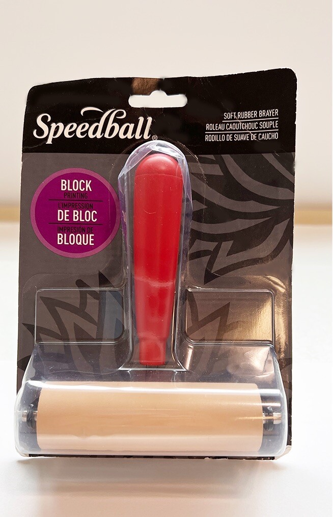 Speedball Soft Rubber Brayer 4 in for Block Printing Scrapbooking Stamping …