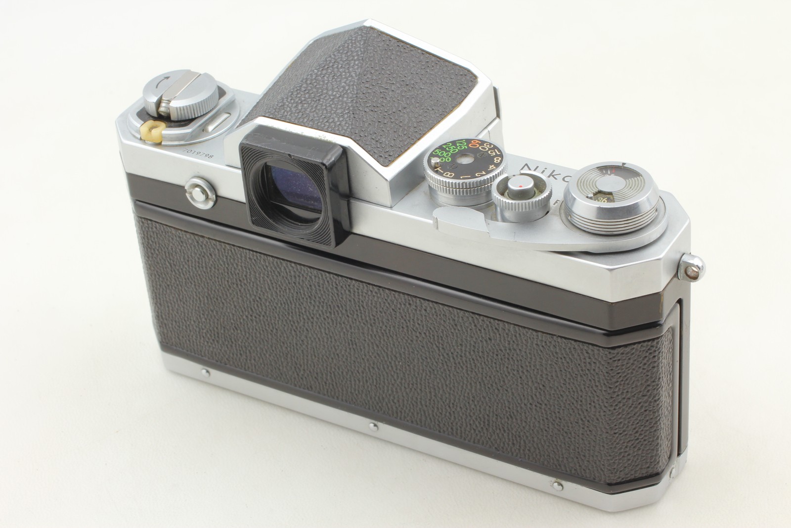 [Exc+5] Nikon F Eye Level Silver 35mm SLR Film Camera From JAPAN