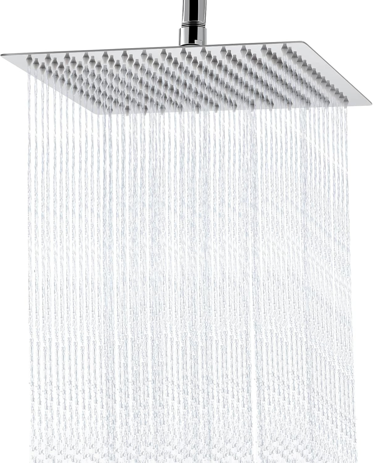 Rain Shower Head - 10 Inch High Pressure Shower Heads, Ceiling or Wall Mount