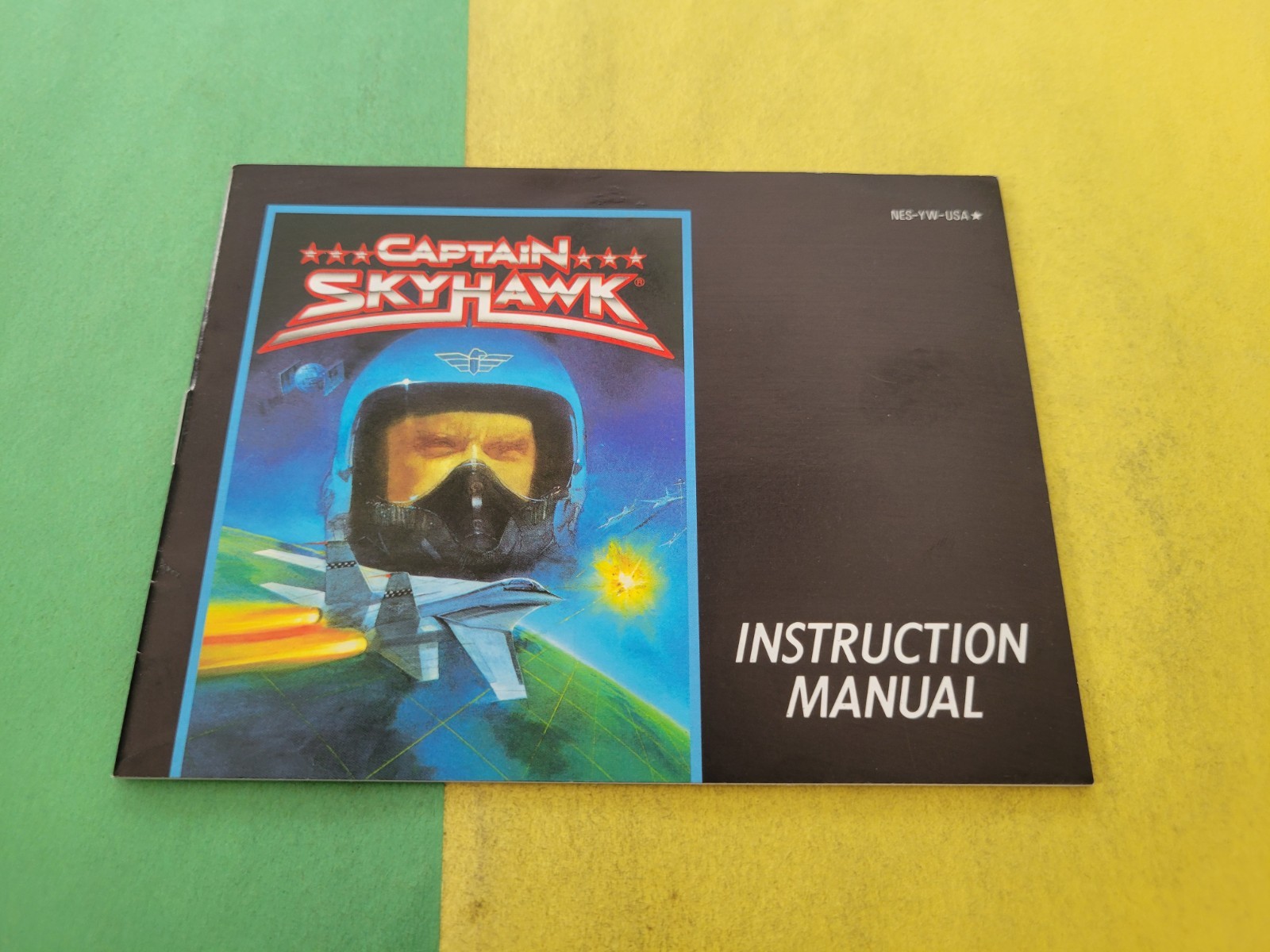 Captain Skyhawk Authentic Original NES Nintendo Manual Only