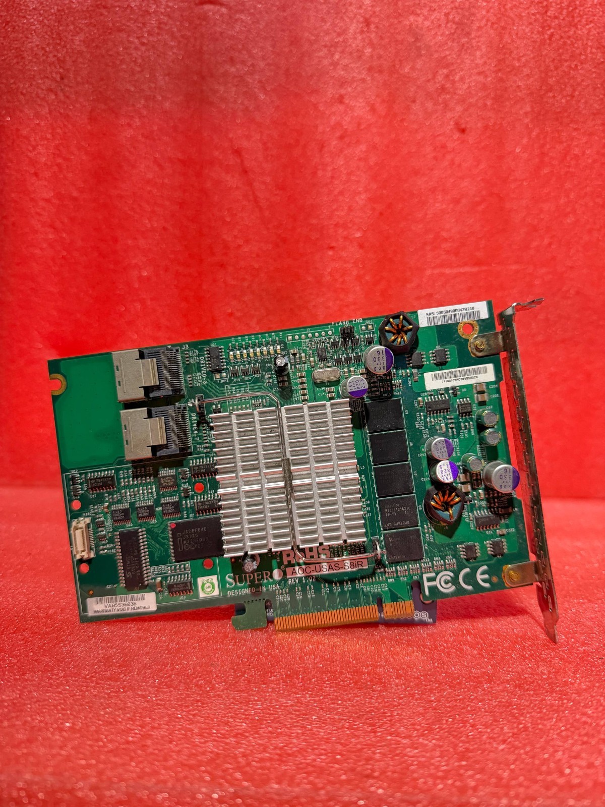 SUPER AOC-USAS-S8IR Supermicro 8-Port SAS RAID Controller PCI Express