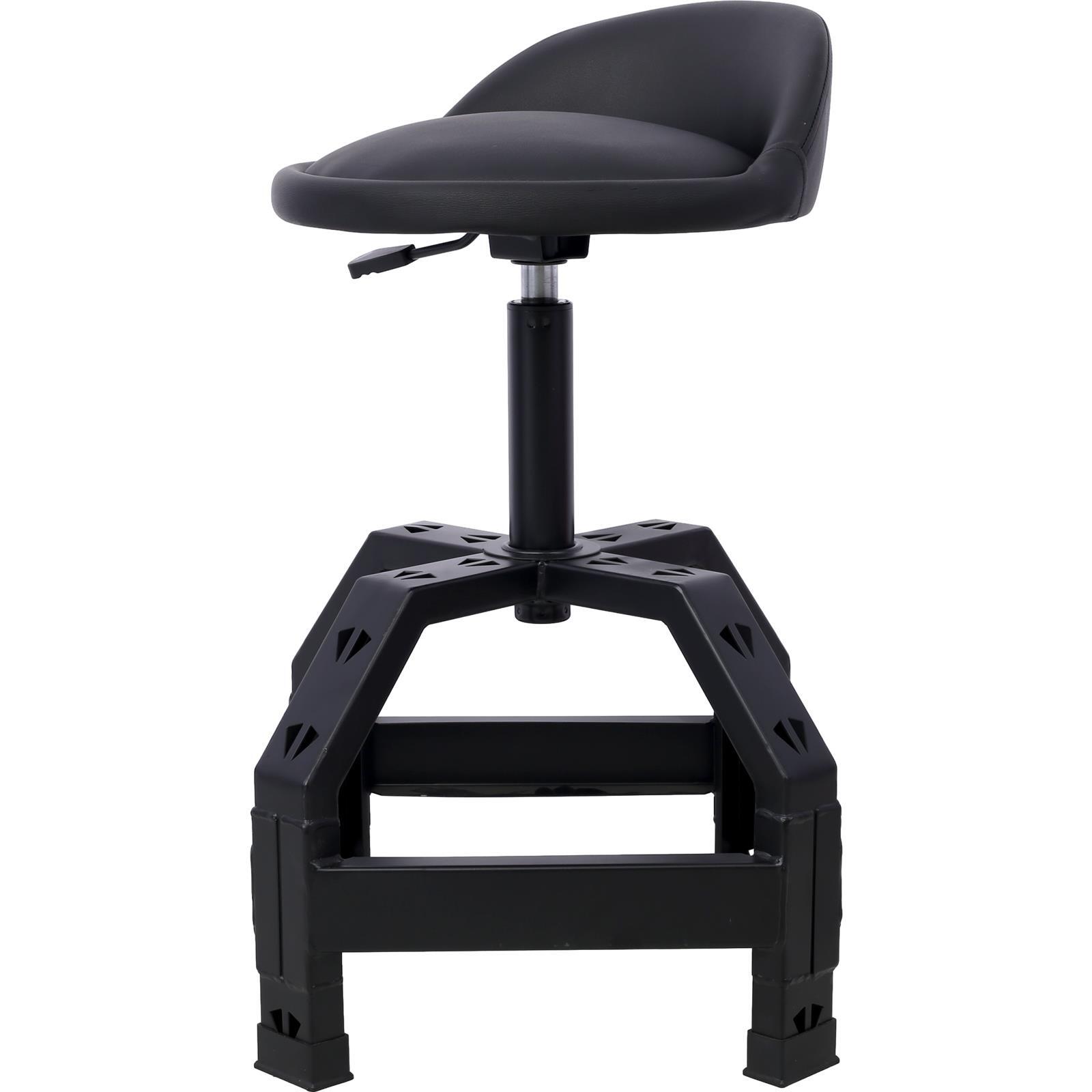 Pneumatic 360 Degree Swivel Stool Mechanics Rolling Creeper Seat