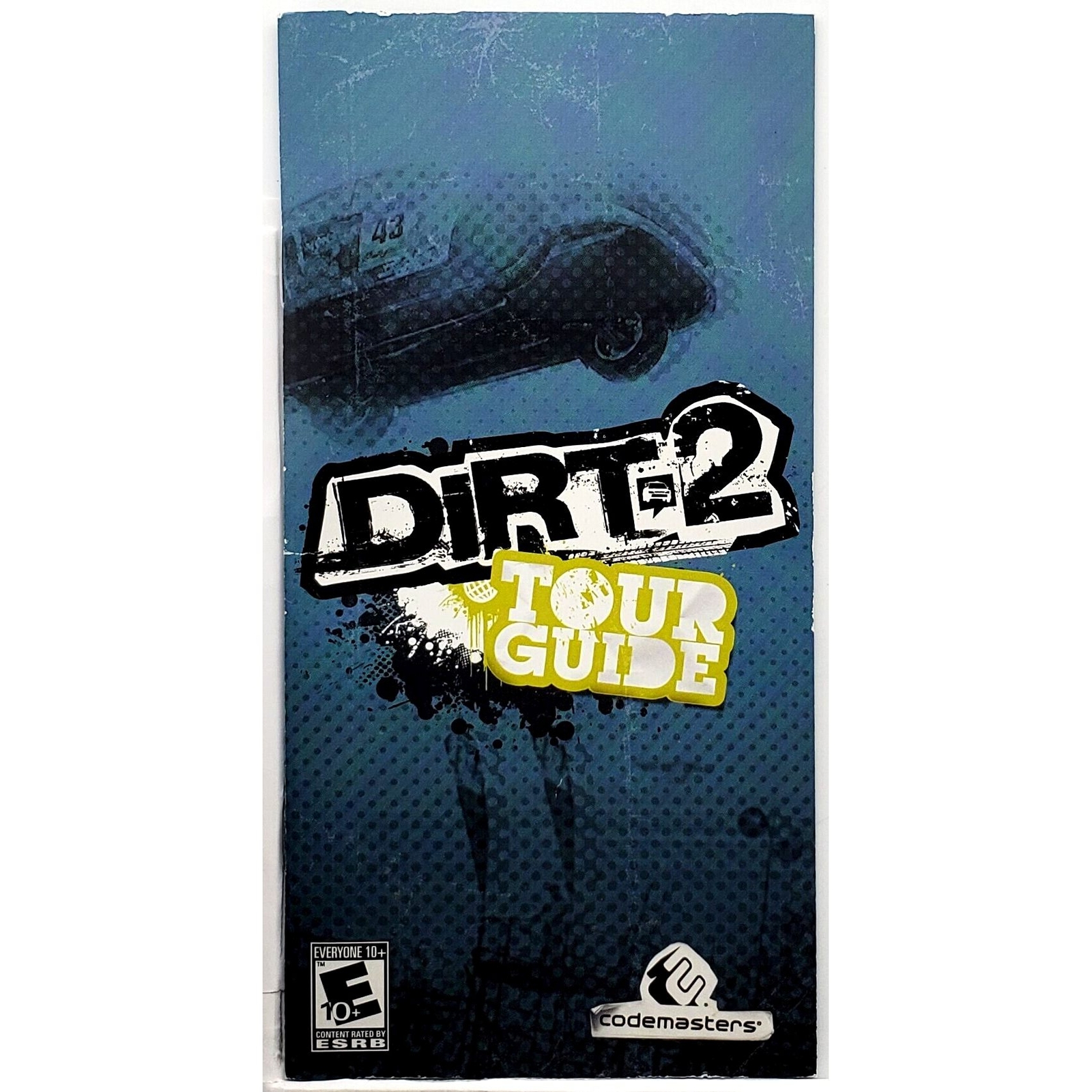 (Manual Only) Dirt 2 - Sony Playstation Portable Original Instruction Booklet