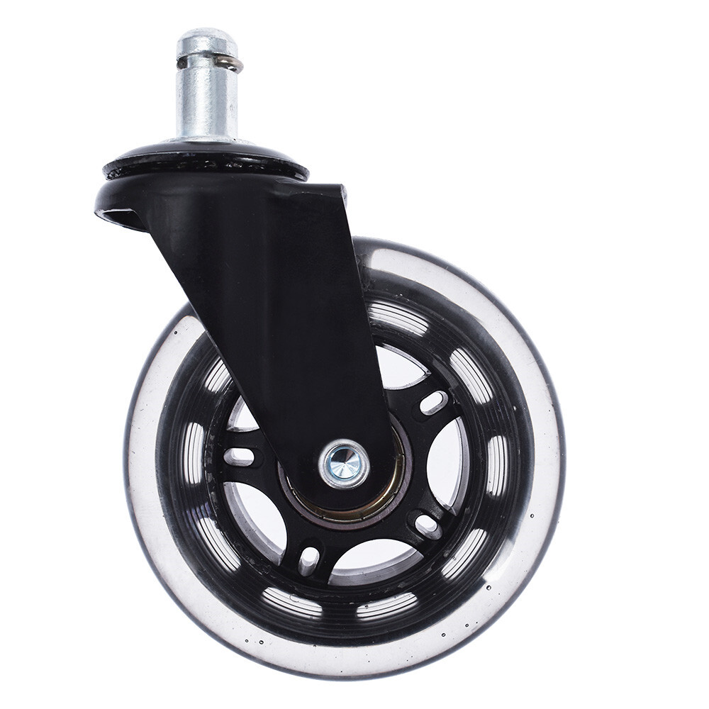LABLT Heavy Duty Office Chair Caster Rubber Swivel Wheels Replacement 5PC 3 inch
