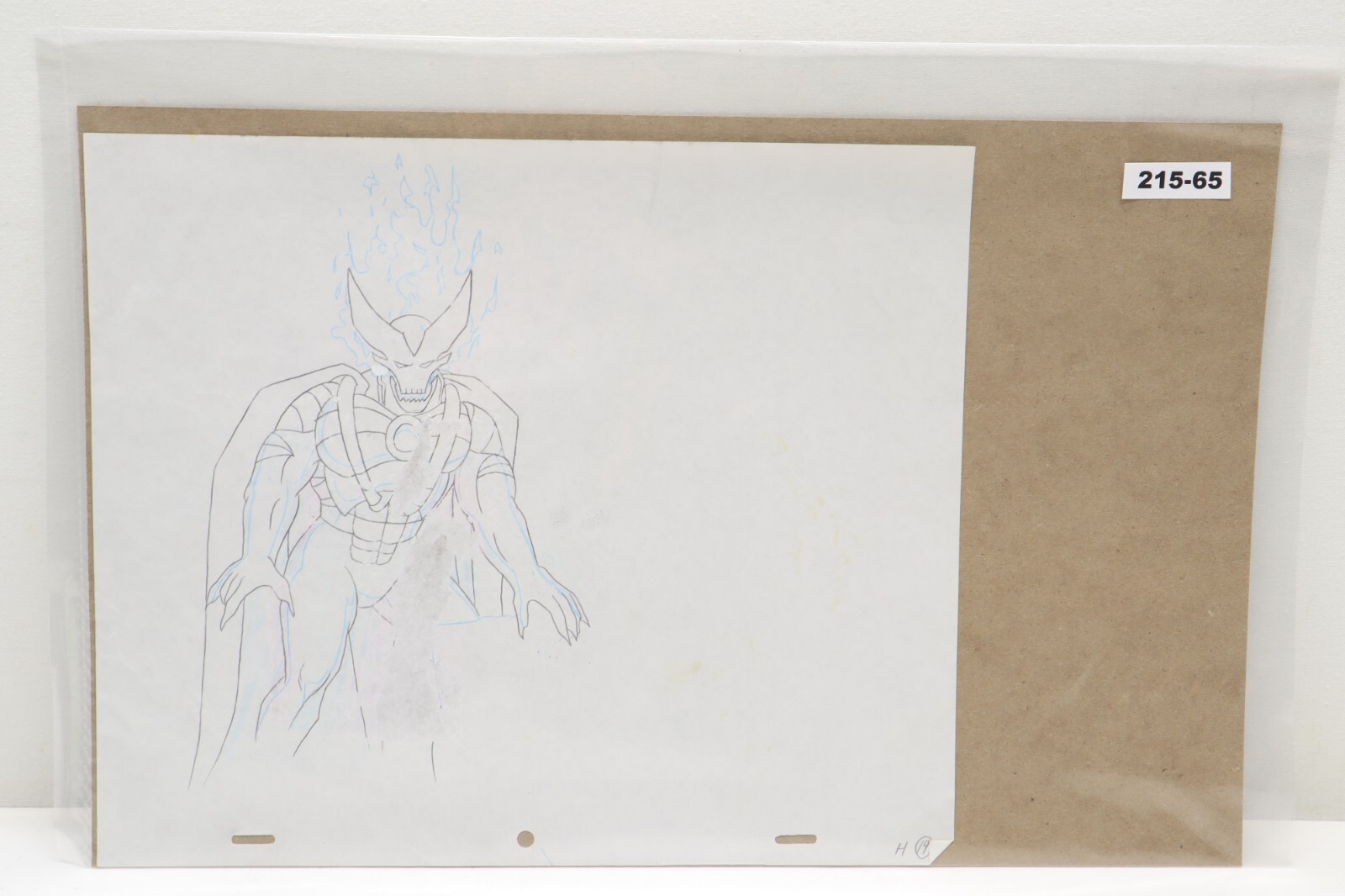 Wild C.A.T.S Original Animation Production Drawing Sketch (215-65)