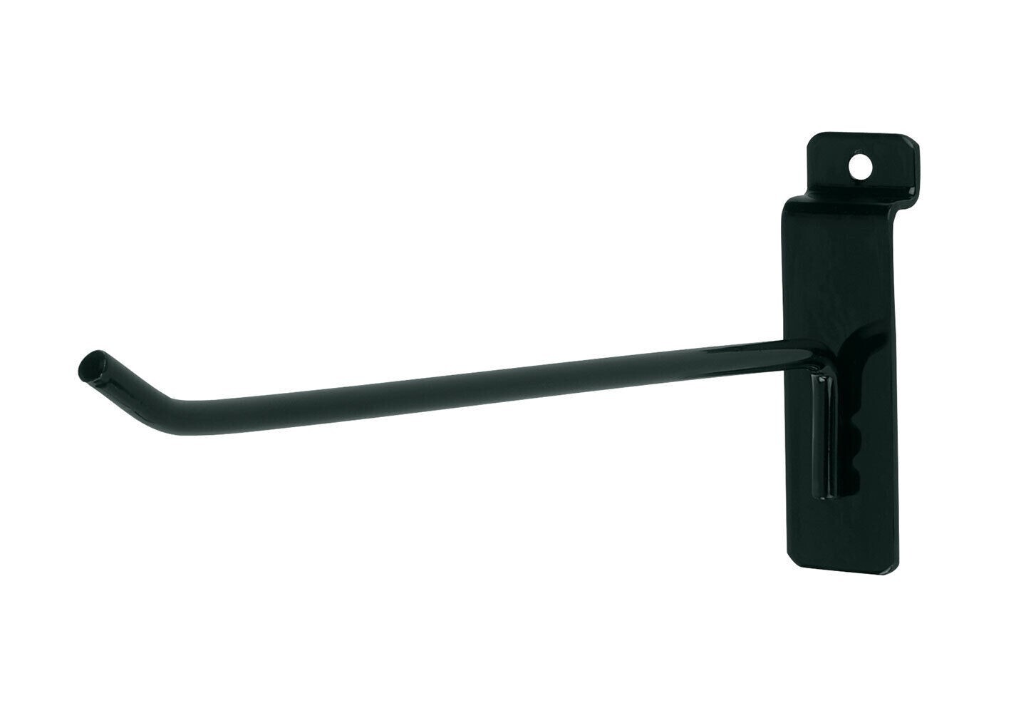20 Slatwall Hooks -  6" inch black