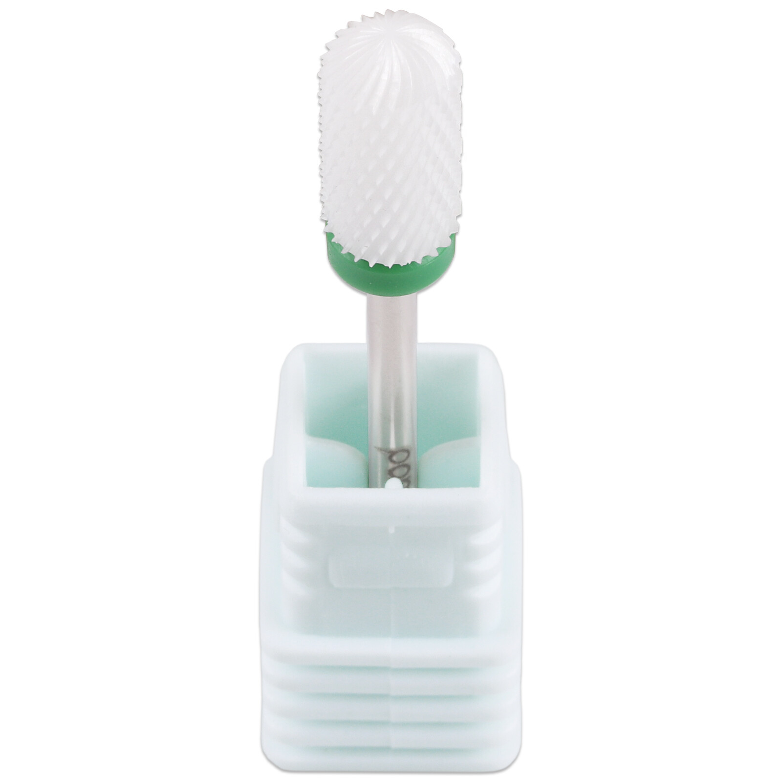 Professional USA Ceramic White Round Top Large Barrel Bit Nail Drill Coarse Grit