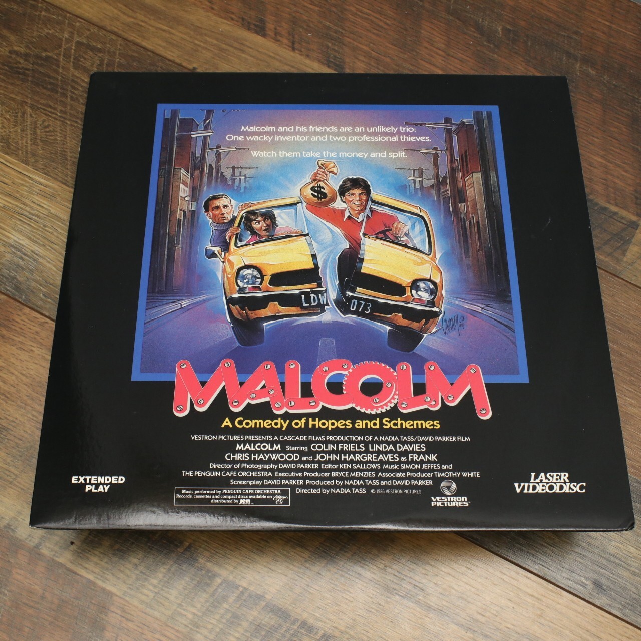 Malcolm - LASERDISC - Very Good - Colin Friels, Linda Davies - 1986 Comedy