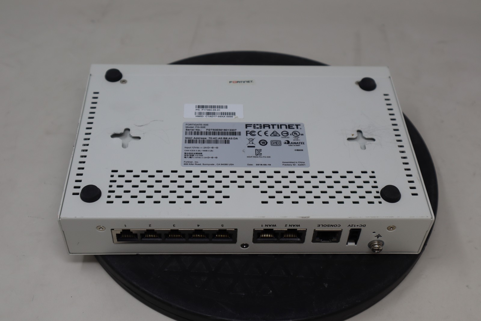 Fortinet FortiGate FG-50E - Used, Tested, C Grade Condition