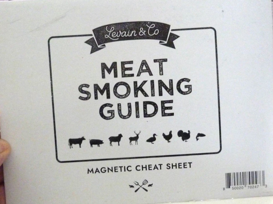 Meat Temperature Magnet & BBQ Smoker Guide - Smoker & Pellet Grill Accessorie...