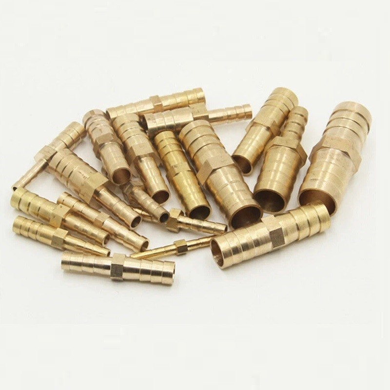 STRAIGHT Reducer JOINER TUBING BRASS BARBED CONNECTOR PIPE HOSE Air Fuel Water
