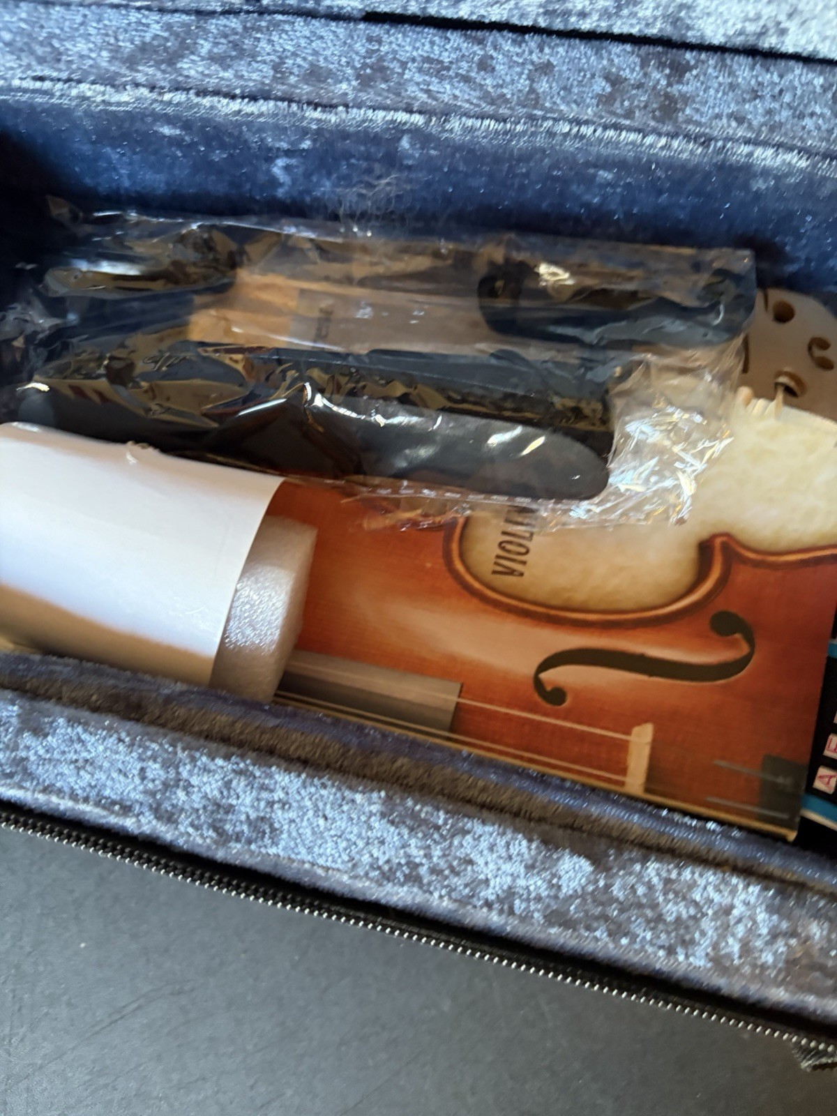MeloCrest 4/4 Full Size Violin for Adults - Solid Wood, Spruce Top (MVA-800)