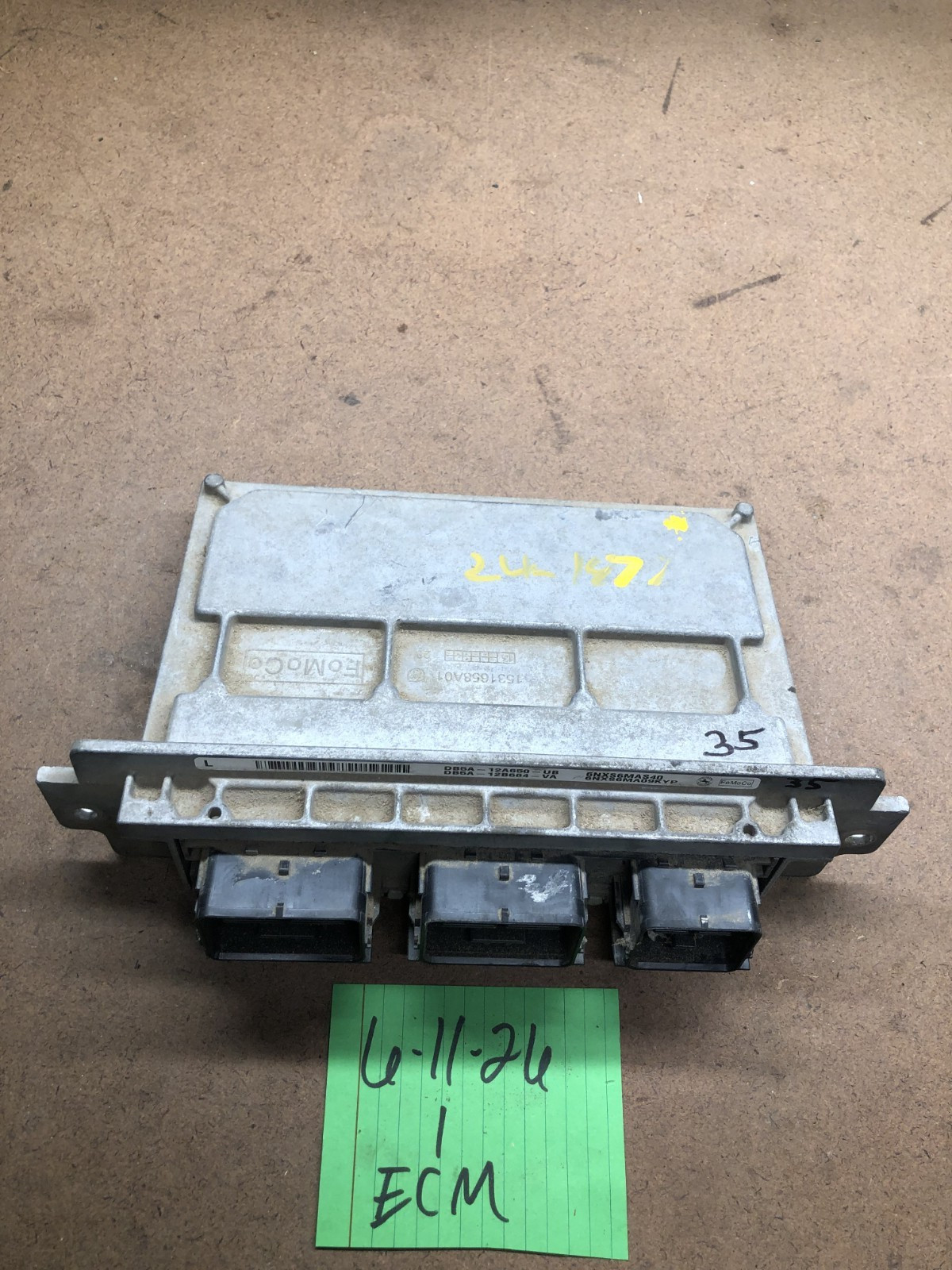 2013-2015 Ford Explorer Engine Control Module Computer ECM DB5A-12A650-UB OEM