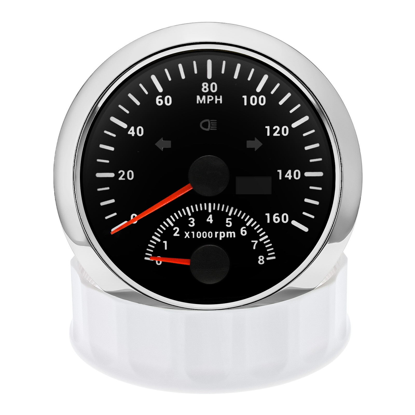 85mm GPS Speedometer 0-160MPH with Tachometer Gauge 0-8000RPM for Car Motorcycle