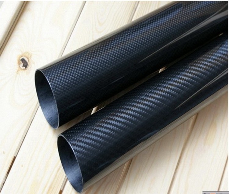 OD 50MM ID 44mm ID 46mm ID 47mm ID48mm X 500MM 3K Carbon Fiber Tube Roll Wrapped