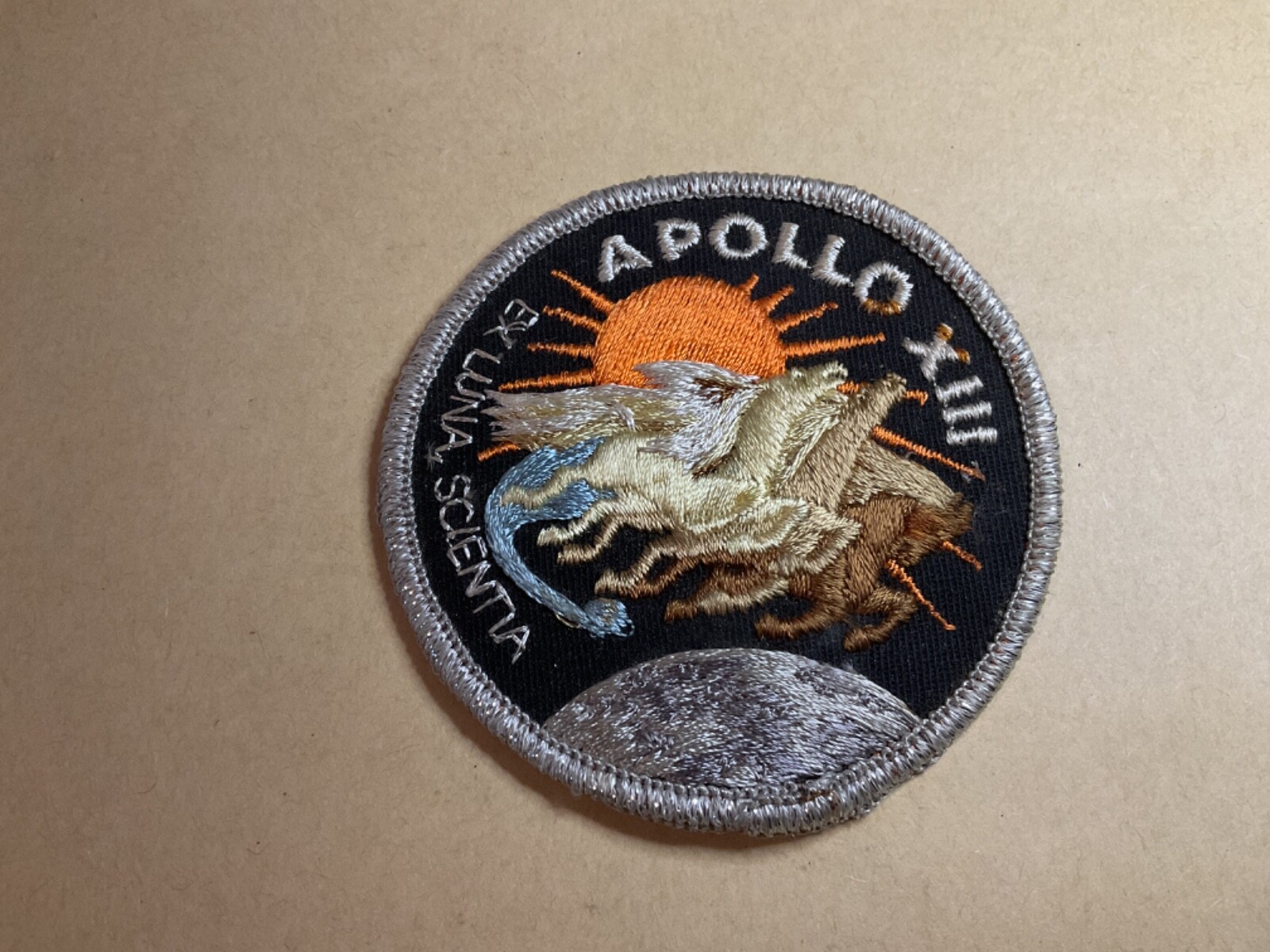 NASA APOLLO XIII embroidered Iron on Patch, Beautiful logo, Apollo 13 mission