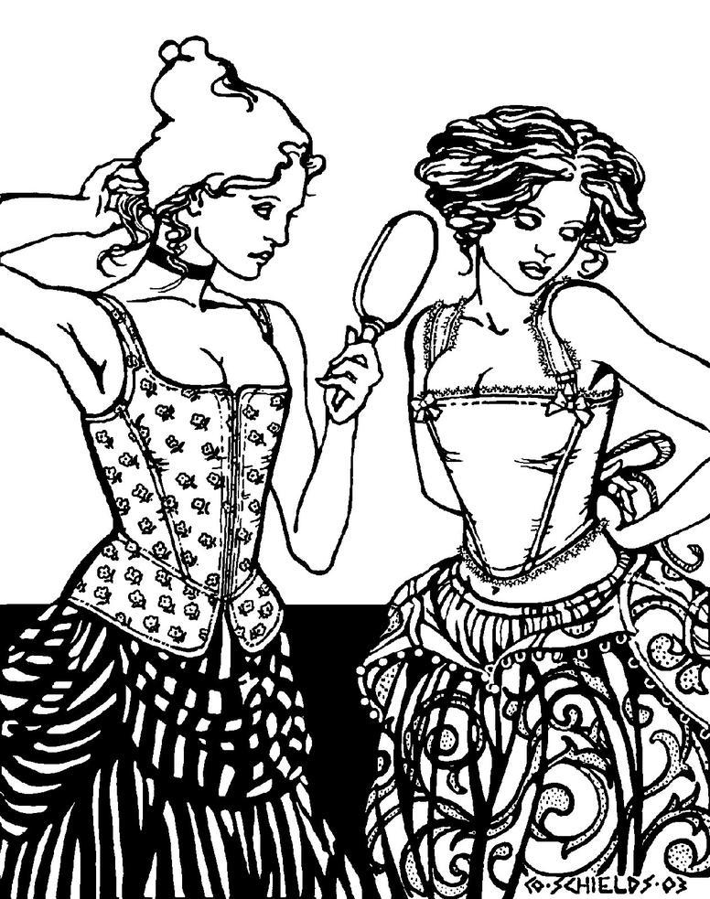 Folkwear #267 M'Lady's Corset Undergarment Vest Sewing Pattern (Pattern Only)