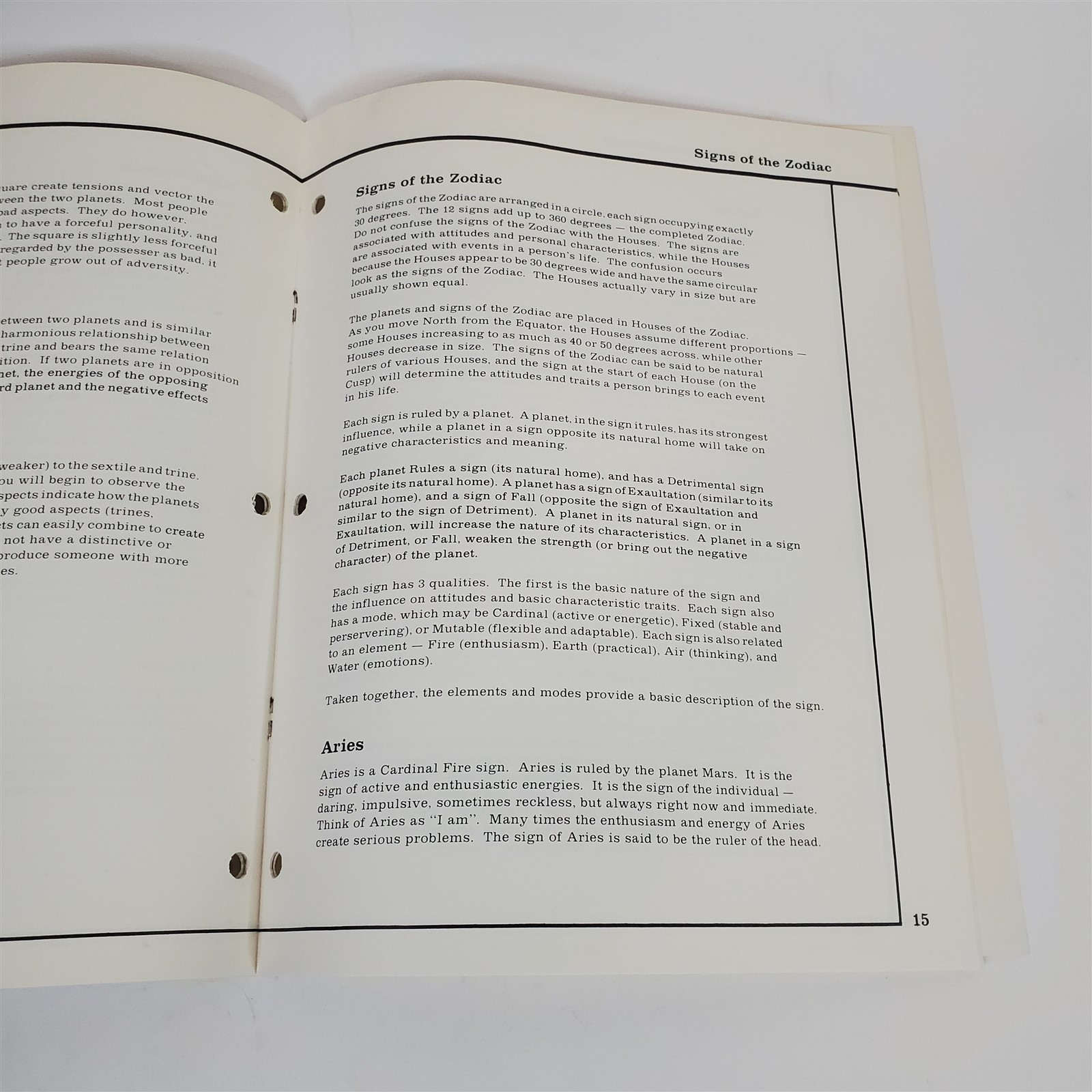 Vintage Original Radio Shack TRS-80 Astrology Operation Manual 26-1605