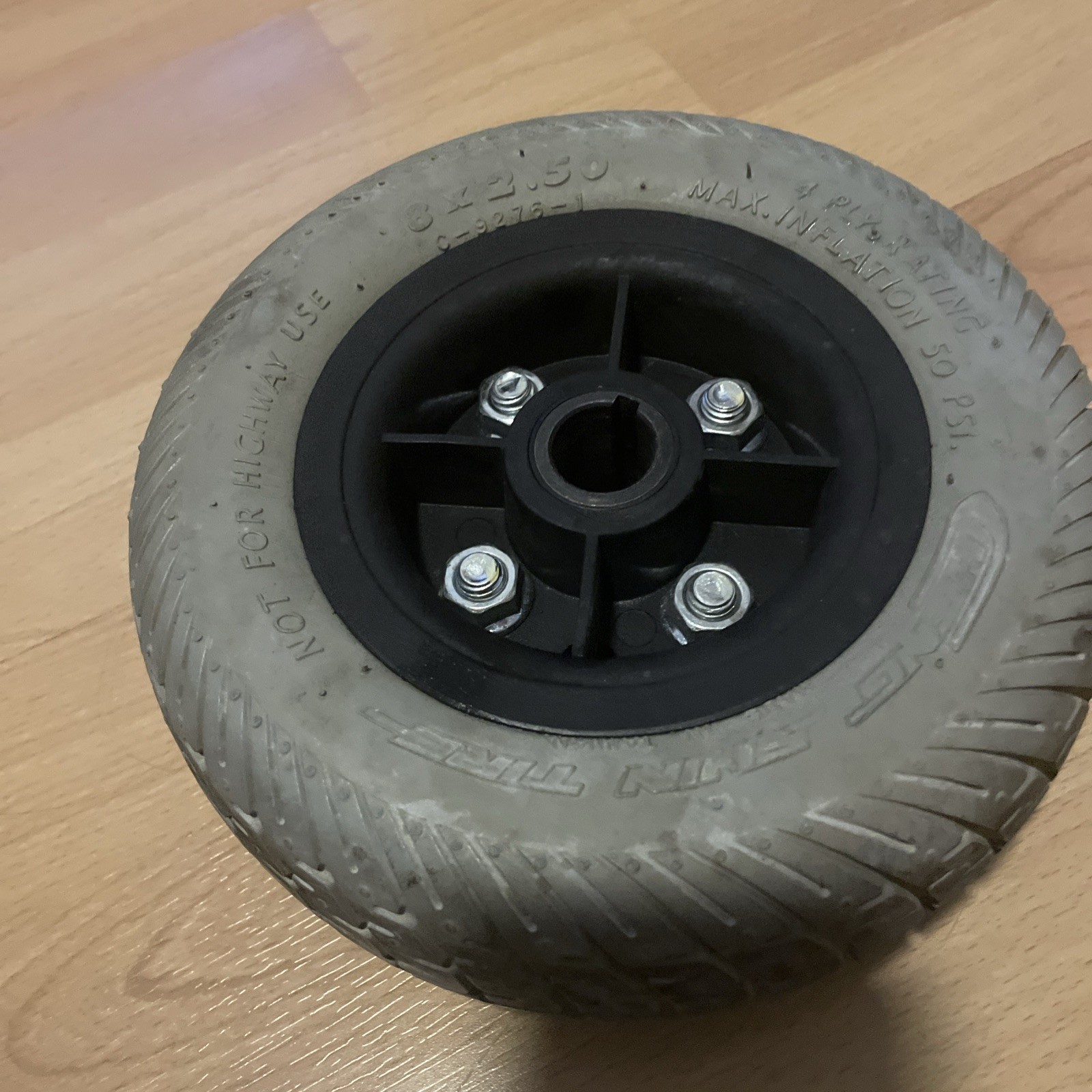 Rear Solid Wheel 2.5x8  For A Golden Tech Buzzaround Mobility Scooter GE176A