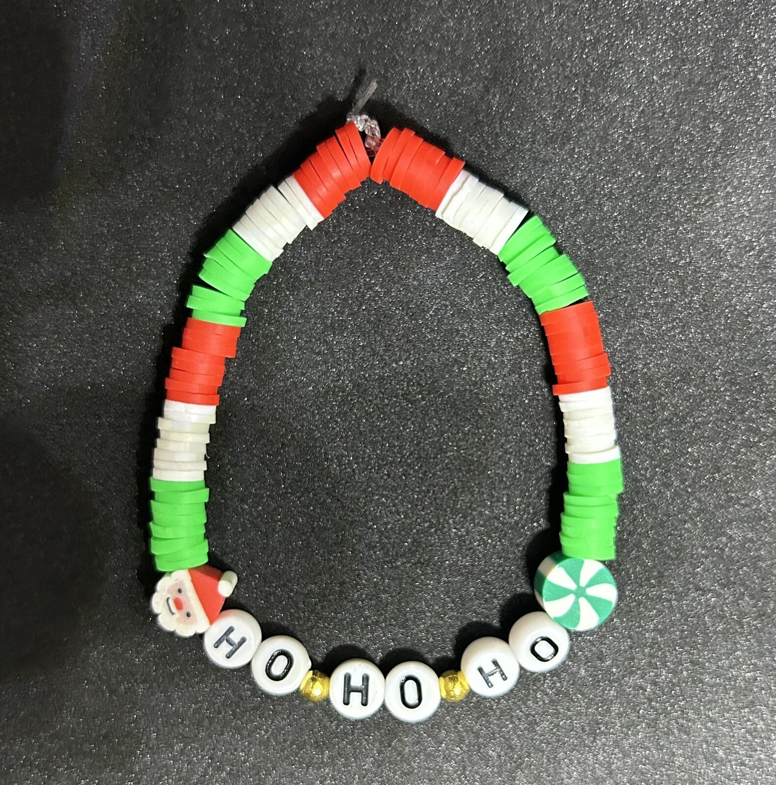 Ho Ho Ho (Christmas) Heishi Bracelet