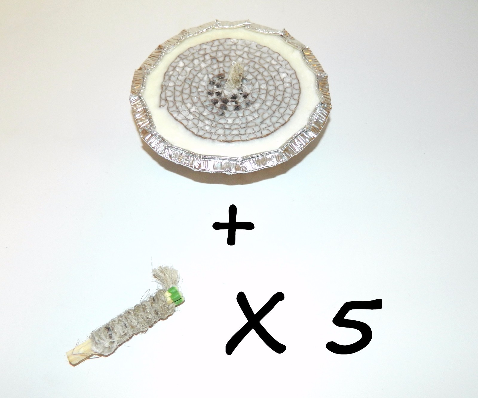3-Hr. Eco-Friendly Outdoor Survival Buddy Burner + 5 Fire Tinder Buddy Matches
