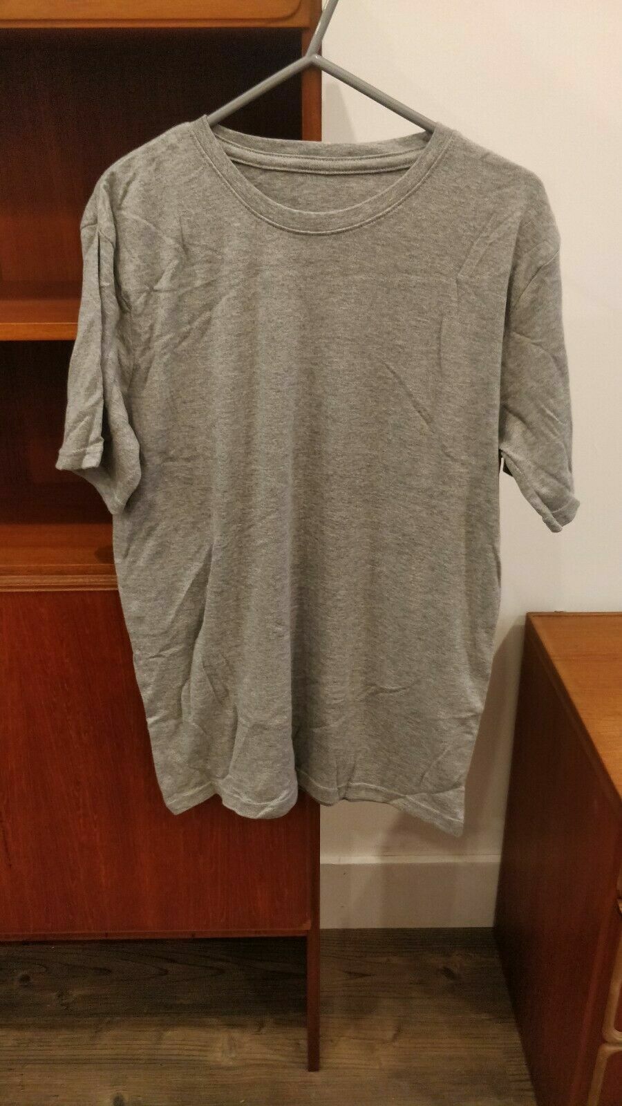 BABY BOYS GIRLS SHORT SLEEVE T-SHIRT 100% COTTON JERSEY 3-6 MONTHS NEW GREY