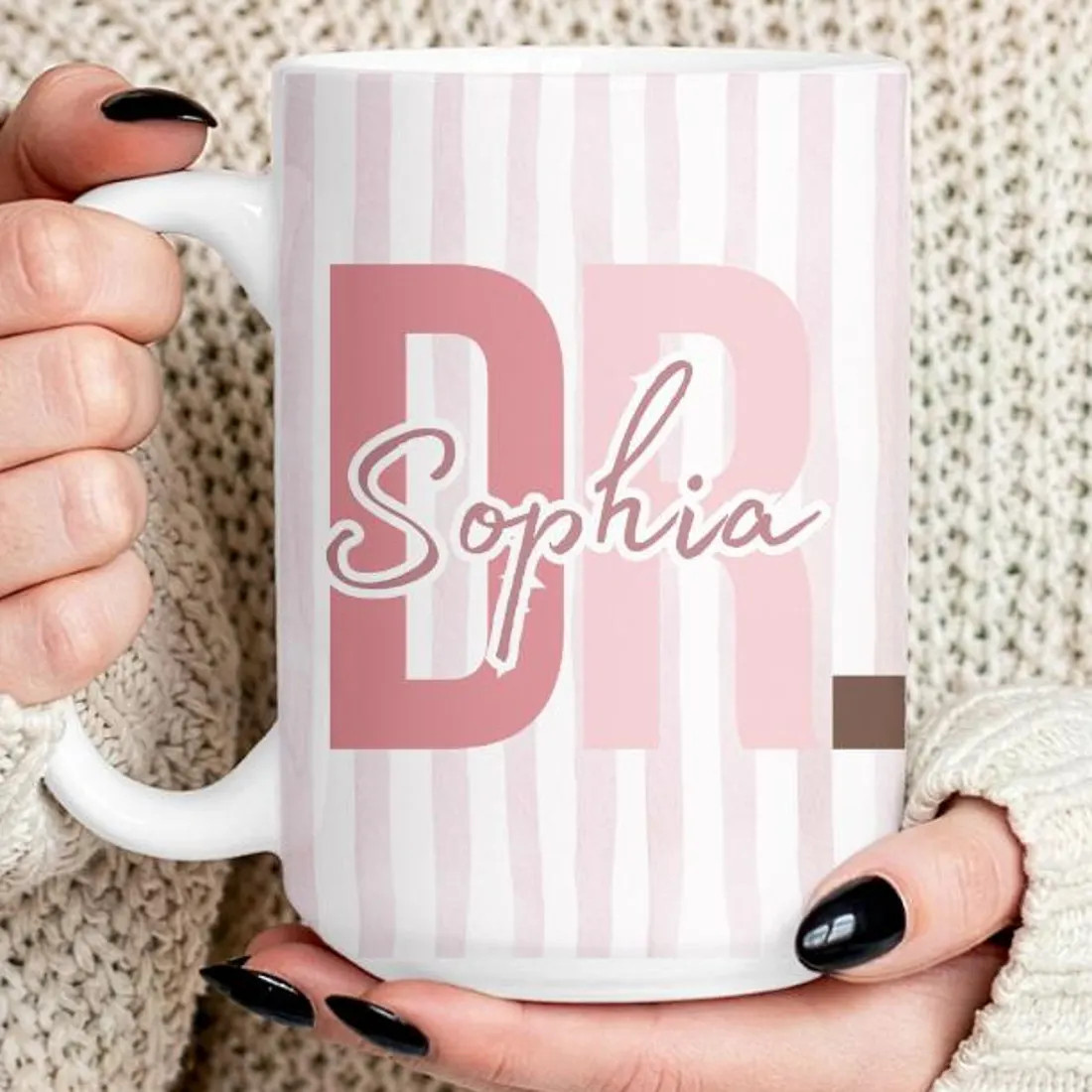 Personalized Doctor Mug, Custom PhD Graduation Gift, Doctor Coffee Cup