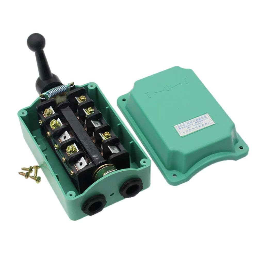 2PCS Drum Switch 3 Position Forward Reverse Motor Control Reversing Switch QS-60