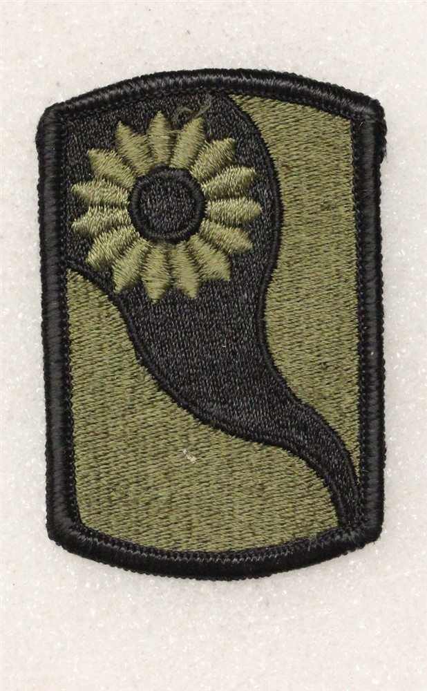 Army Patch: 69th Infantry Brigade - subdued, merrowed edge
