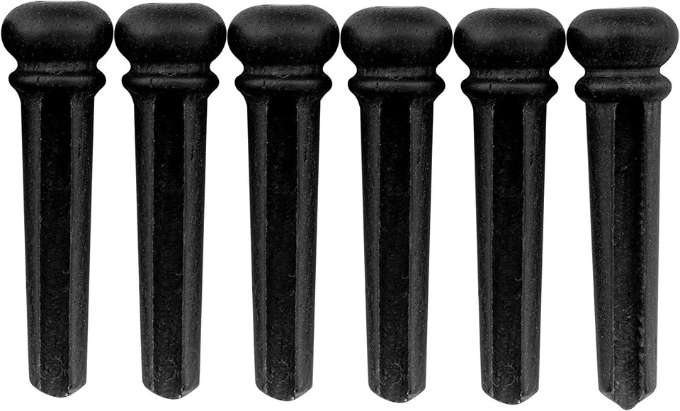 Slottedguitar Ebony Bridge Pins Endpins for Taylor Martin Acoustic Guitar Replac