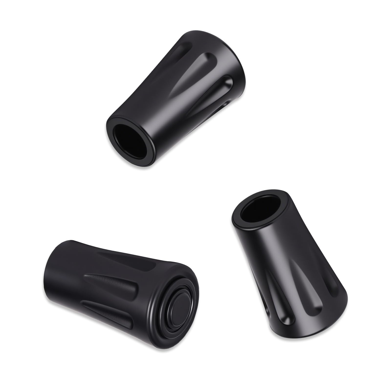 8Pcs Walking Stick Tips, Trekking Pole Tip, Walking Cane Tips Replacement Rub...