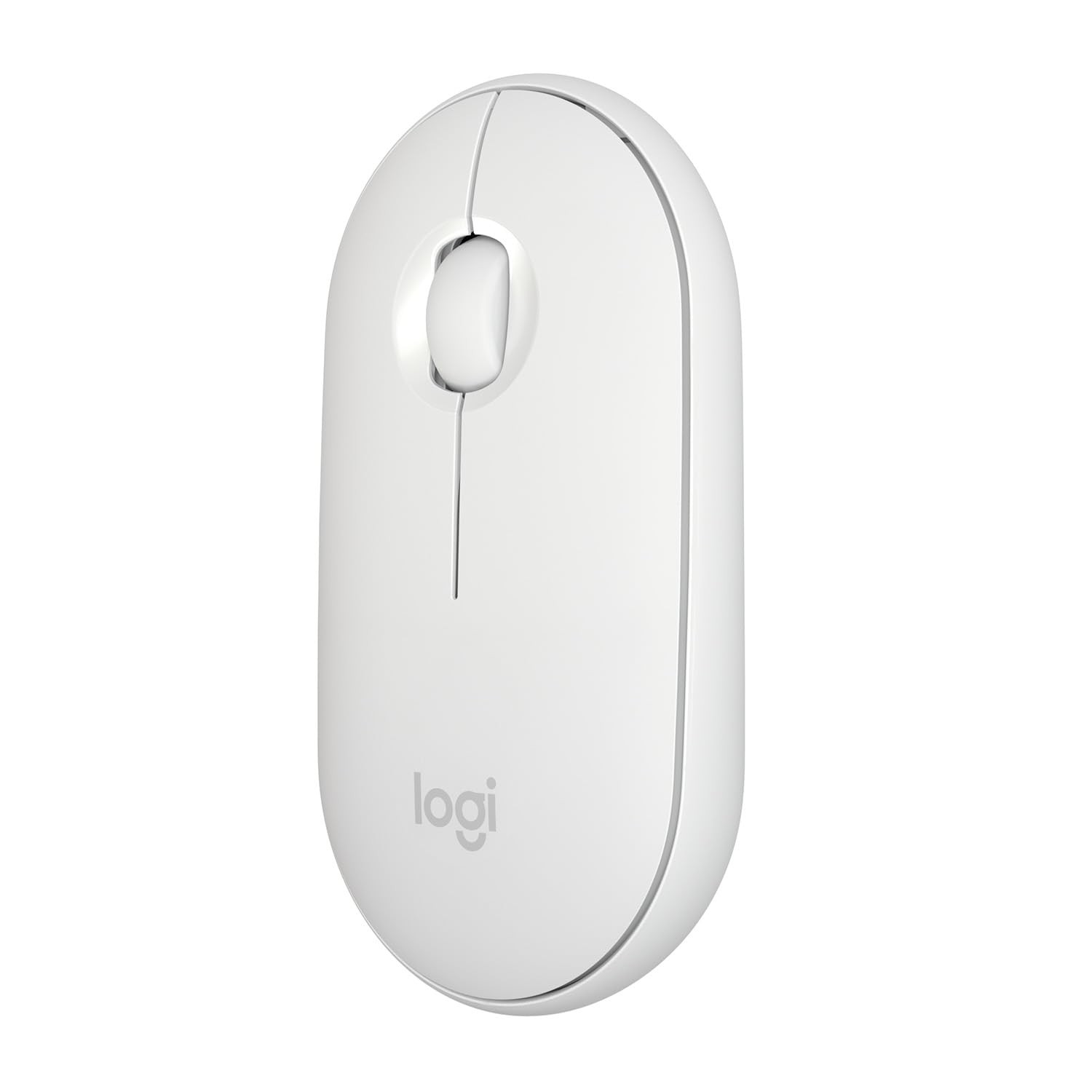 Logitech Slim Wireless Bluetooth Mouse White Optical Portable Mouse for Mac