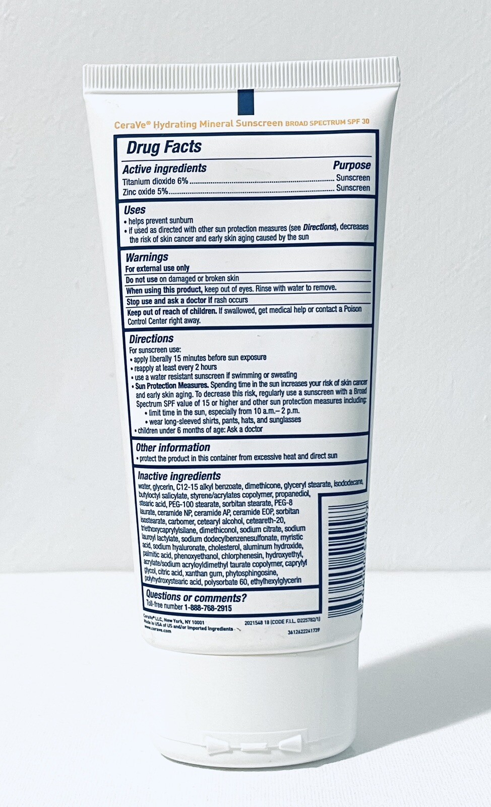 CeRave Sunscreen Body Lotion SPF30 5 oz. Brand New