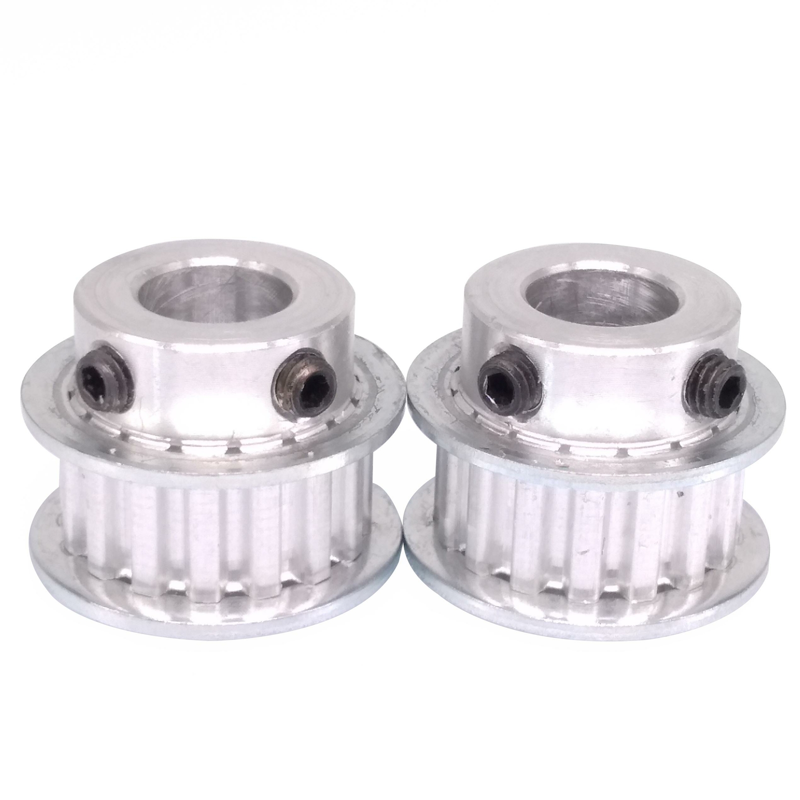 2x XL 16T Timing Belt Pulley Synchronous Wheel 12mm Bore For 10mm Width Belt