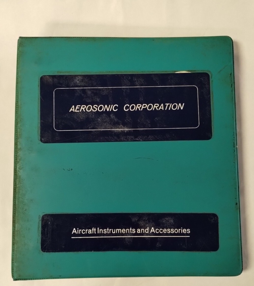 Aerosonic Corporation Aircraft Instruments and Accessories Original