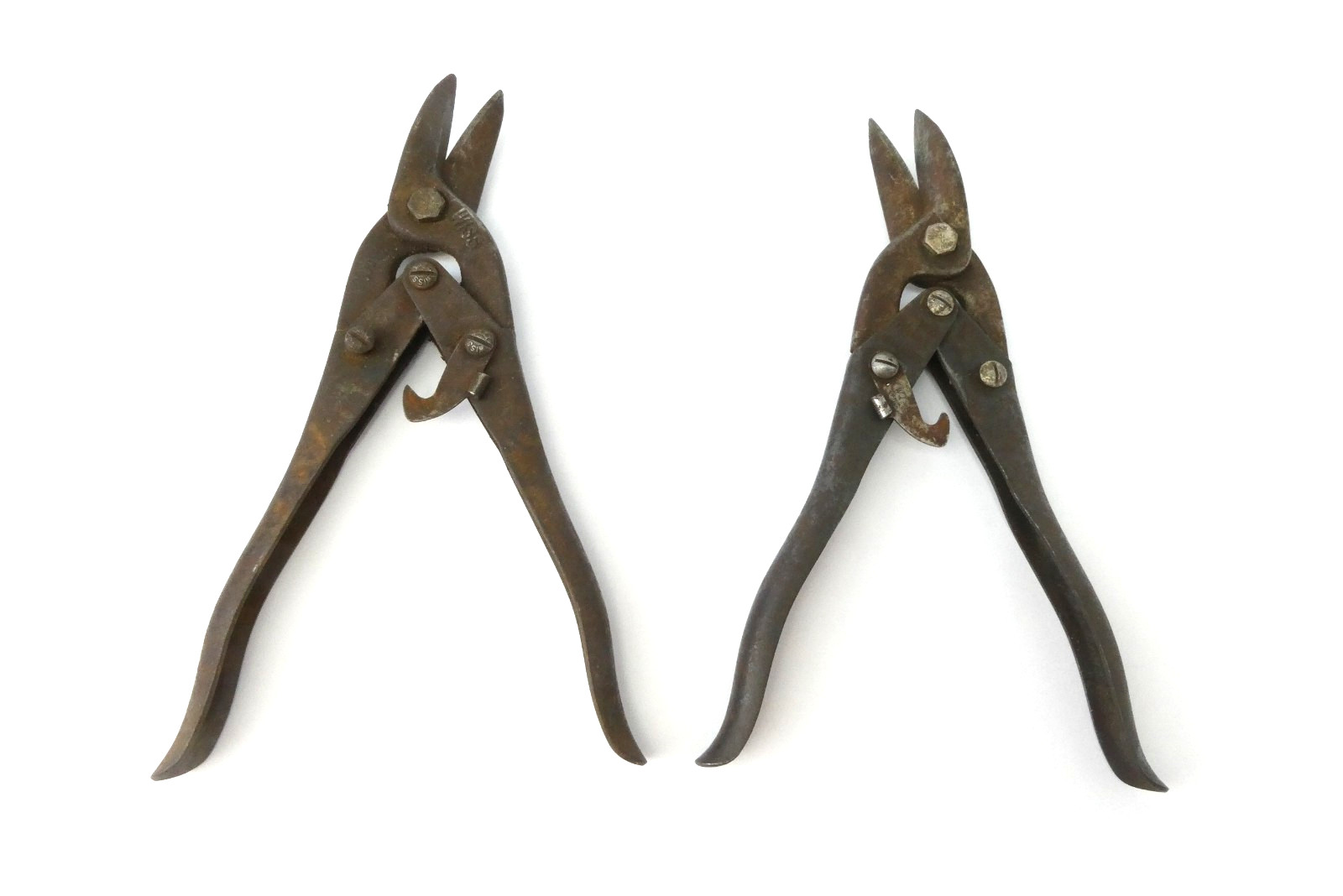 Vintage Wiss M1 & M2 MetalMaster Tin Snips Shears Lot Aviation Sheet Metal USA